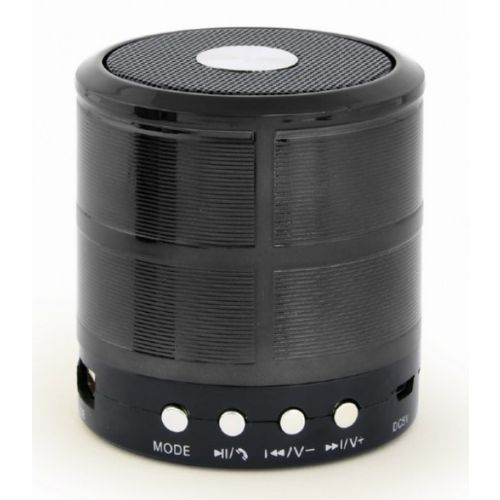 SPK-BT-08-BK Gembird Portable Bluetooth speaker +handsfree 3W, FM, microSD, AUX, black slika 1