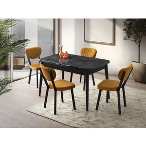 Crea - 2941 Crni Produživi Trpezarijski Sto