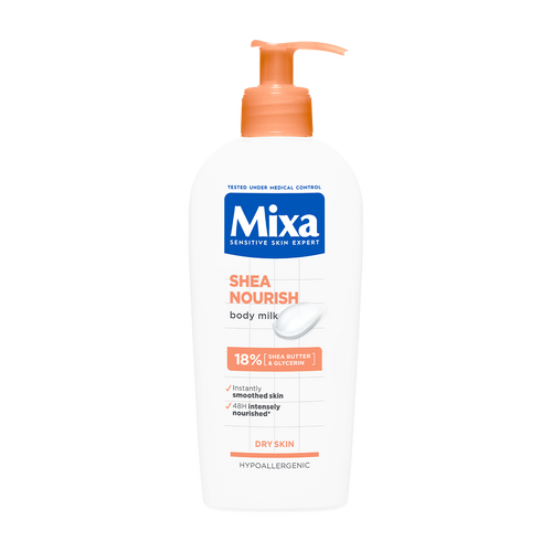 Mixa Shea Nourish intenzivno hranjivo mlijeko za suhu kožu 400ml slika 1