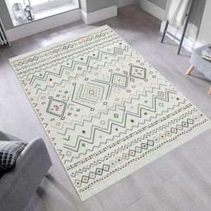 Elegantni Bež-Plavi Mink Tepih (160 x 230 cm)