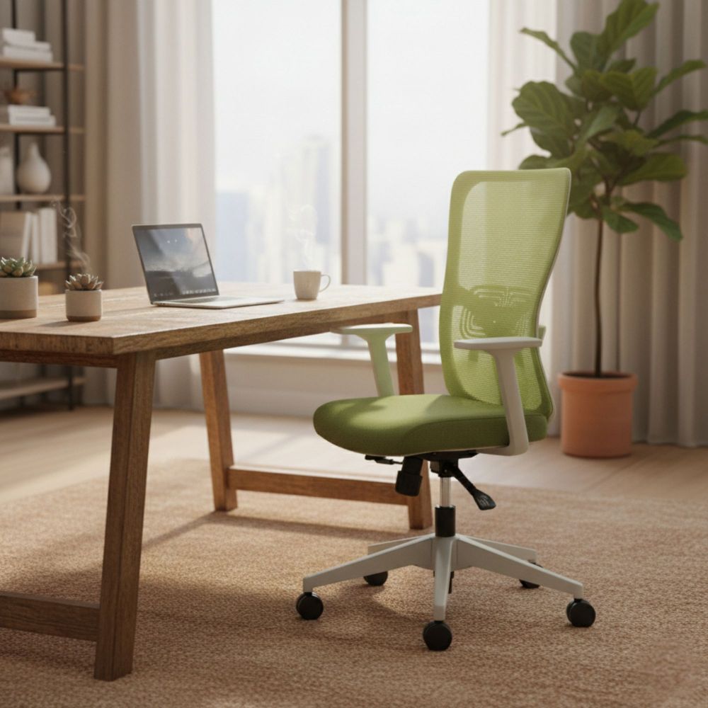 Set kancelarijskih stolica Lumbar 108 - zelena boja (2 komada) slika 1