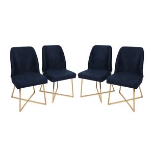 Madrid 908 V4 Gold
Dark Blue Chair Set (4 Pieces)