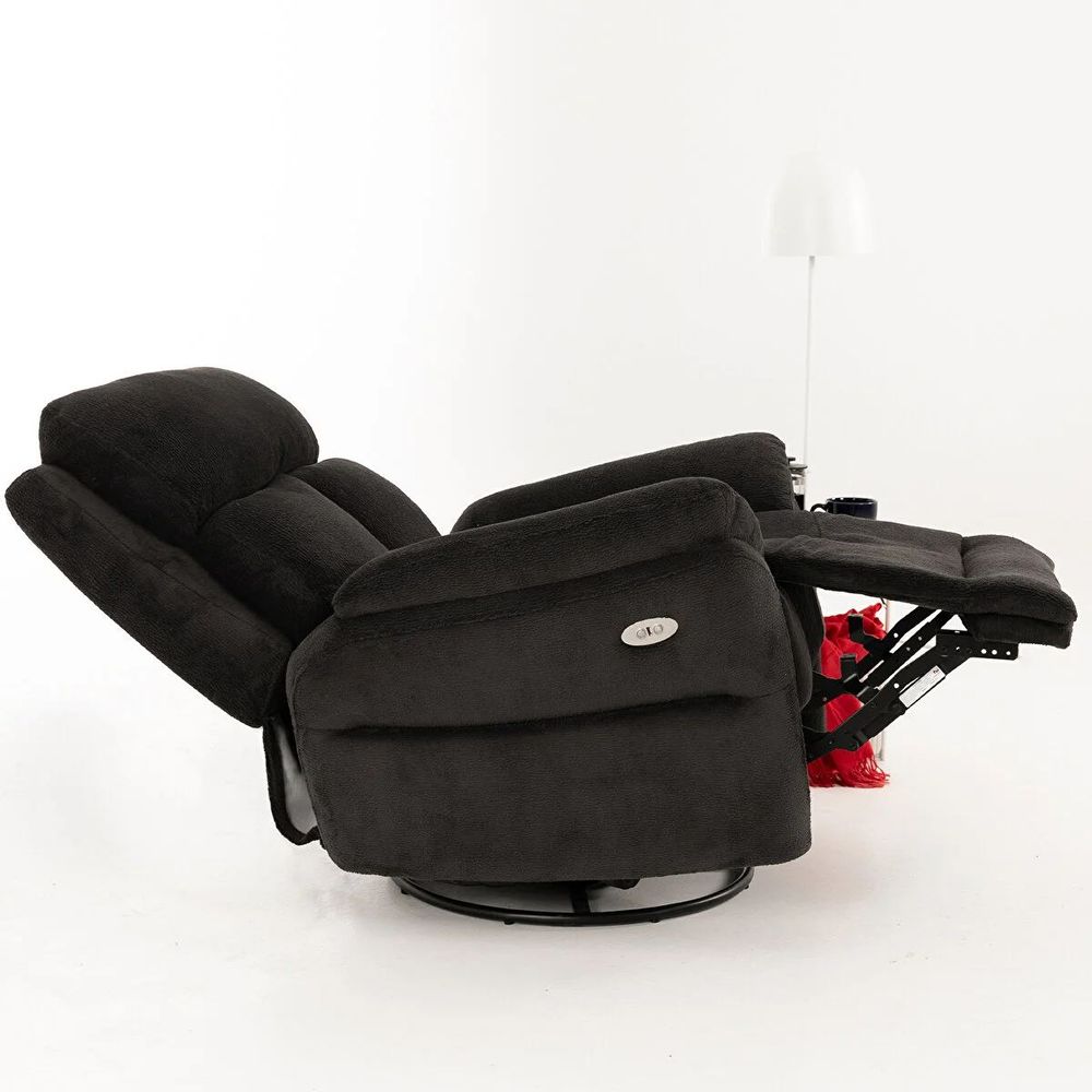 Električni Relax Fotelja Comfera - Crna slika 5
