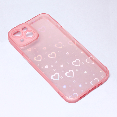 Maska Heart Color IMD za iPhone 14 6.1 roze slika 1