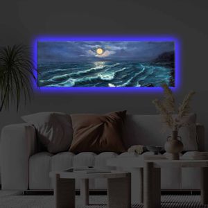 3090KTLGDACT - 006 Multicolor Decorative Led Lighted Canvas Painting
