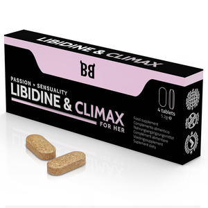 BLACKBULL BY SPARTAN - LIBIDINE &amp; CLIMAX PASSION + SENSUALITY FOR HER 4 TABLETS