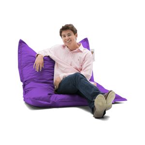 Atelier Del Sofa Vreća za sjedenje, Cushion Pouf 100x100 - Purple