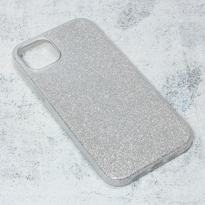 Torbica Crystal Dust za iPhone 14 6.7 Plus srebrna