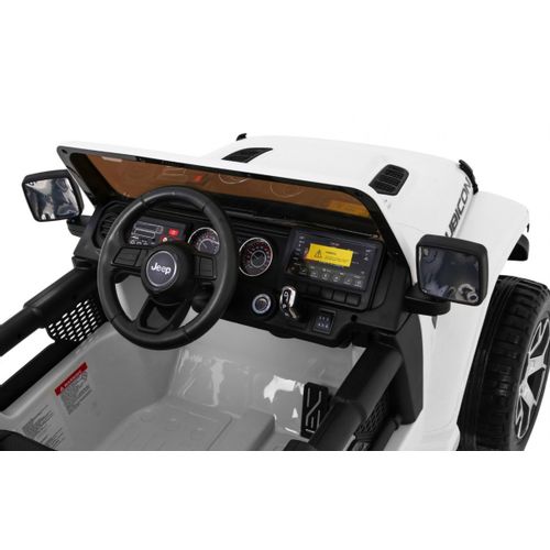 Licencirani auto na akumulator Jeep Wrangler Rubicon 4x4 - bijeli slika 5