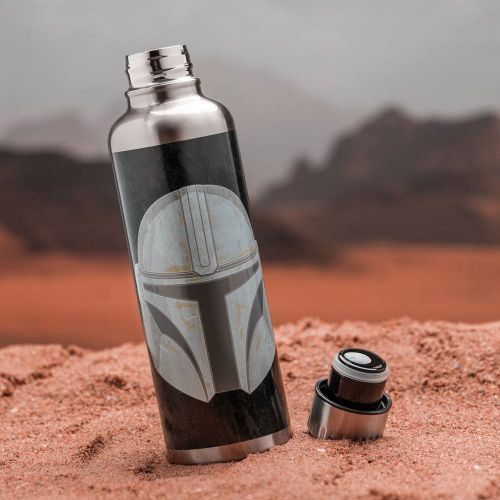 The Mandalorian Metal Water Bottle slika 3