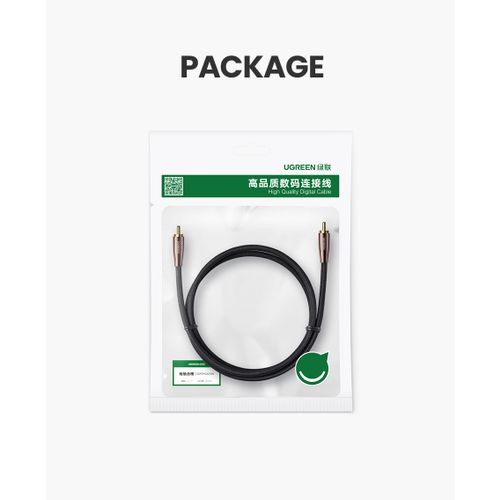 Ugreen koaksijalni S/PDIF kabel dužine 3M - polybag slika 2