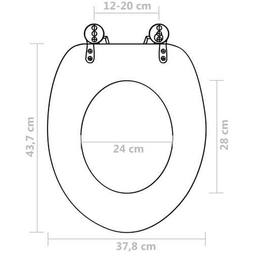 Sjedalo za WC školjku MDF slika 58