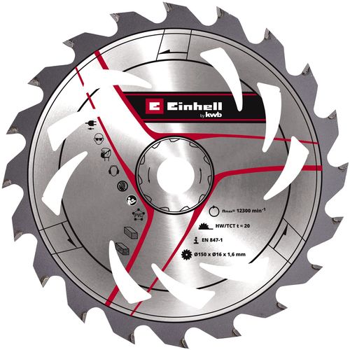 EINHELL TCT rezni list 150x16 20T, za TE-CS 18/150 Li slika 1