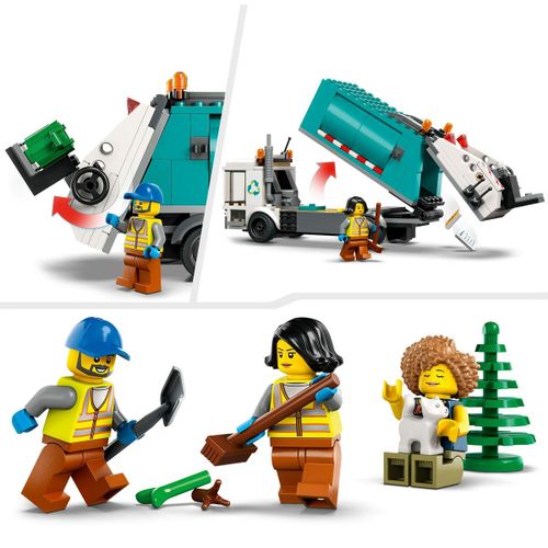 Playset Lego City 60386 Recycling truck Kamion Istovarivač slika 2