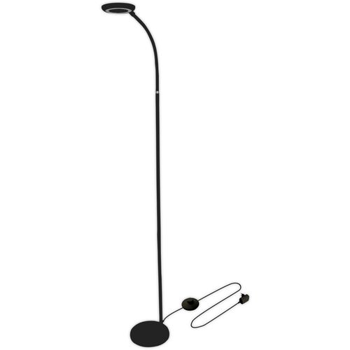 Avide podna LED lampa Angel 12W 139cm,tamno crna slika 1