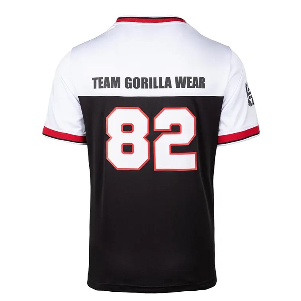 Gorilla Wear TRENTON Dres za američki fudbal, Crno/Bijeli slika 5