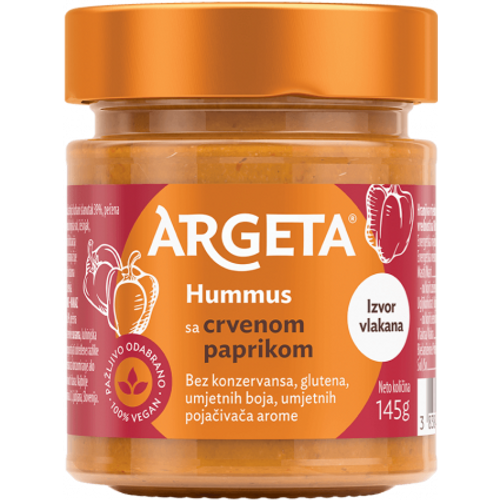 Argeta Hummus Namaz Paprika 145g slika 1