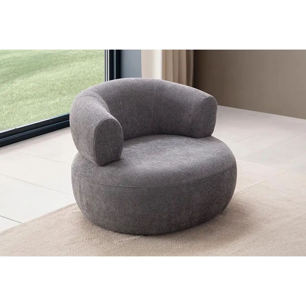 Wing Chair Roma - Tamno Siva slika 2