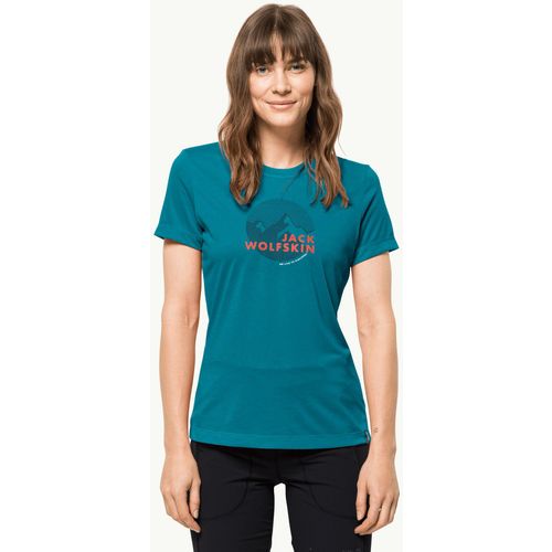 Ženska majica HIKING S/S GRAPHIC T W T-shirt - PLAVA slika 2