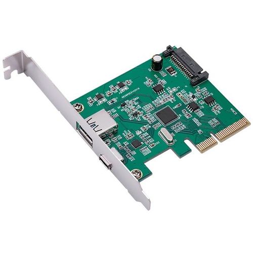 E-GREEN PCI-Express kontroler USB 3.1 Type-A+USB-C Host slika 1