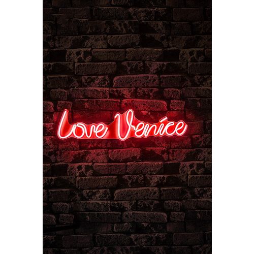 Wallity Zidna LED dekoracija, Love Venice - Red slika 4