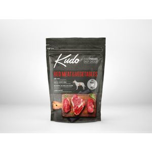 KUDO LG Red meat&Vegetables, potpuna suha, hladno prešana, hrana za odrasle pse malih pasmina, 3 kg