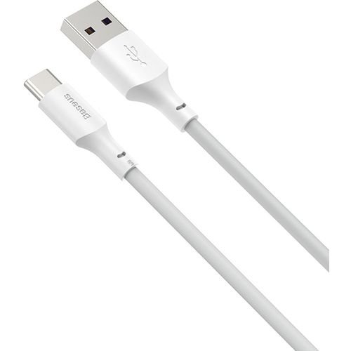 Baseus Simple Wisdom Data Cable Kit USB to Type-C 5A (2kom/Set）1.5m bijeli slika 4