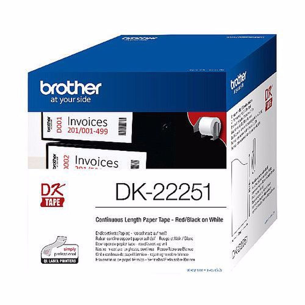 POT PAP BRO NALJ DK-22251 62mm  Crno-crveno na bijelo slika 1