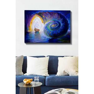 Wallity Kanvas Tablo (70 x 100) - 126 Multicolor Decorative Canvas Painting