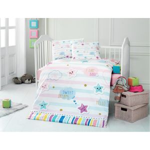 Colourful Cotton Komplet posteljine za bebe od ranforcea Dream