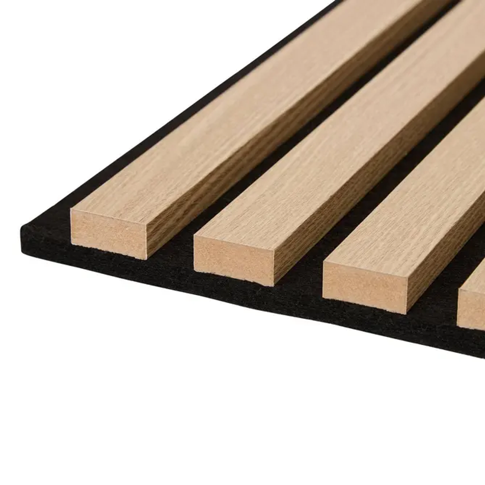 Atmosphera dekorativni zidni panel set 3/1 colva 30x30 cm light wood, mdf slika 2