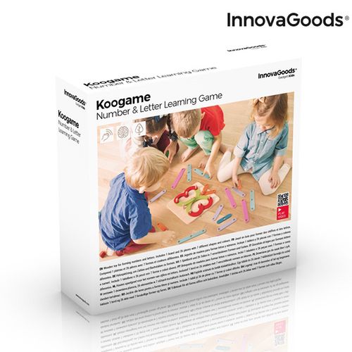 Montessori Drvena Igra za Ispisivanje Brojki i Slova Koogame InnovaGoods 27 Dijelova slika 3