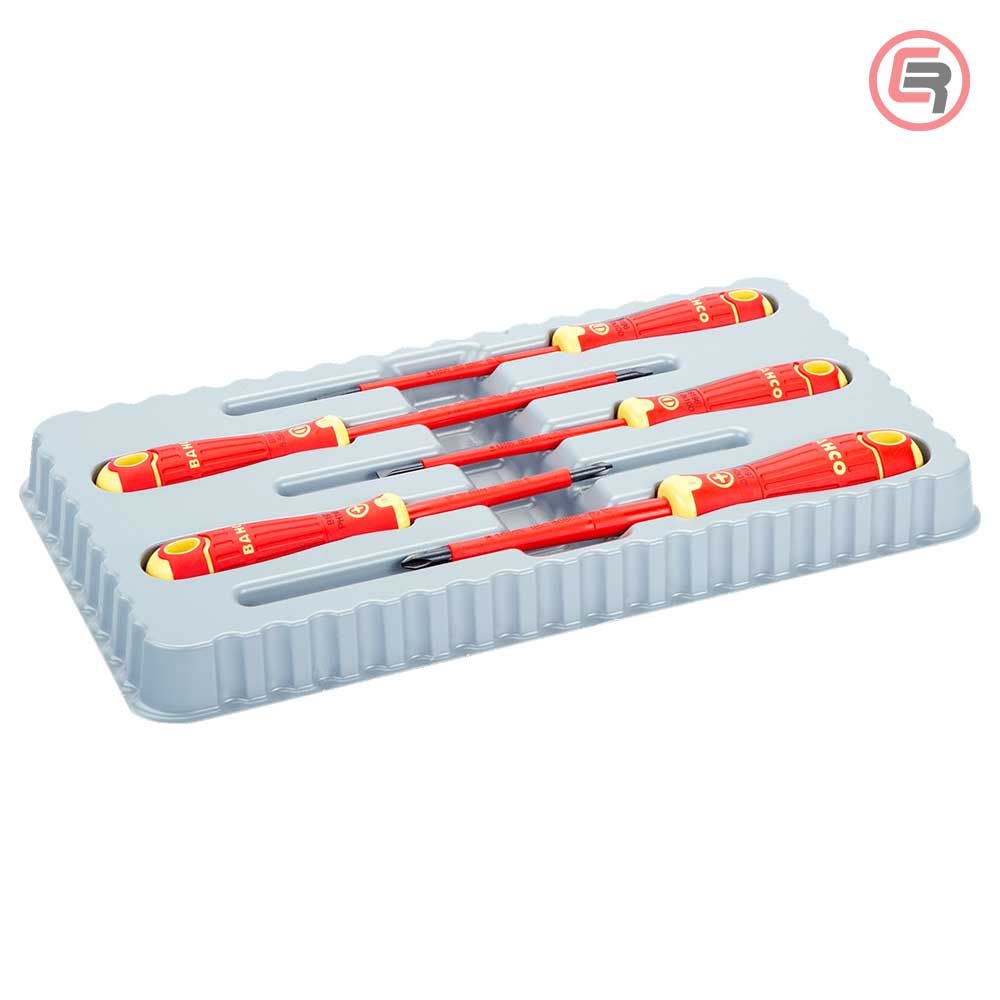 Bahco Garnitura Odvijača VDE 3 plosnata + 2 križna / 5 dijelna - B220.005 slika 2