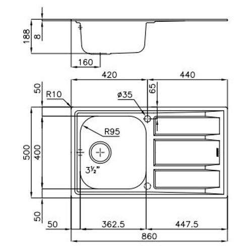 Sudoper FOSTER FM 1971060 STD slika 2