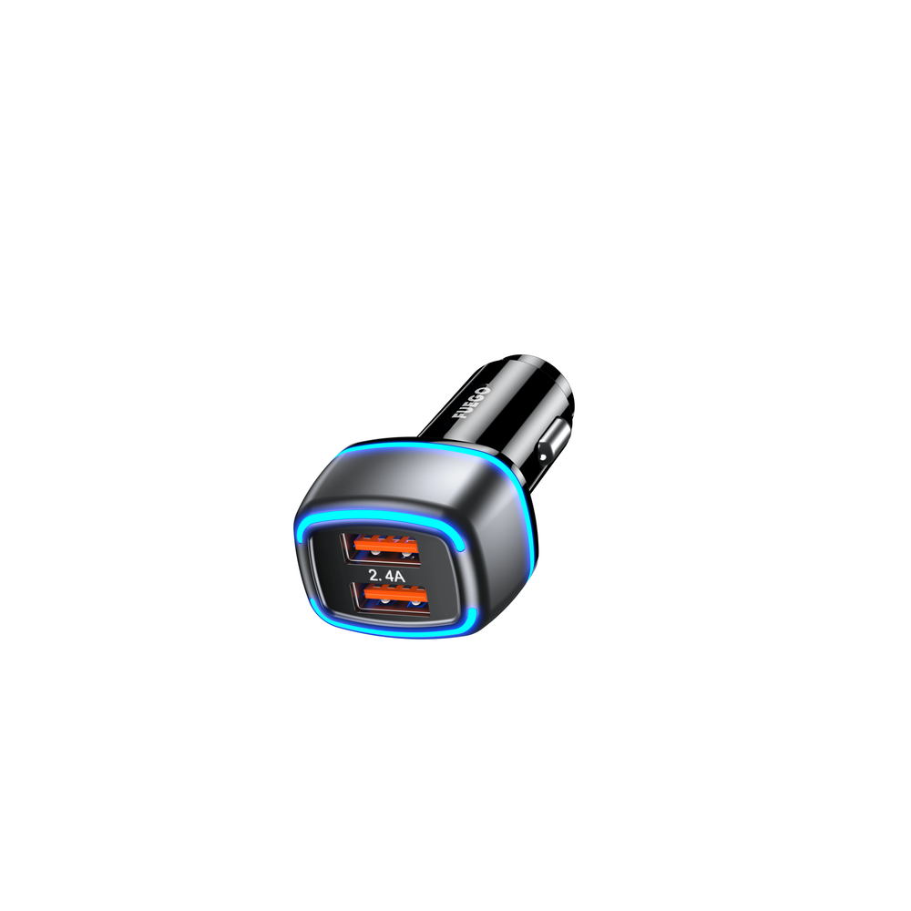 Fuego Auto punjač FG827 5V/2.4A, crni slika 1