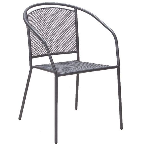 Metalna stolica Arko - siva slika 1