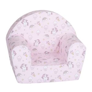 Delsit Dječija fotelja DT8 Unicorns, Pink