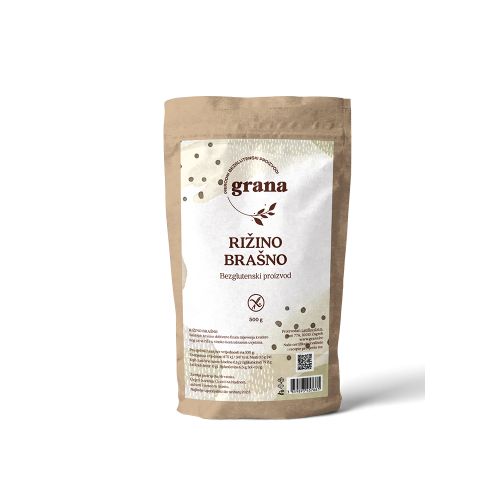 Grana Rižino brašno bijelo bezglutensko 500 g slika 1