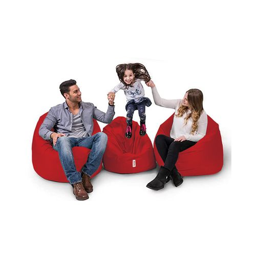 Iyzi 100 Cushion Pouf - Red Red Garden Bean Bag slika 5