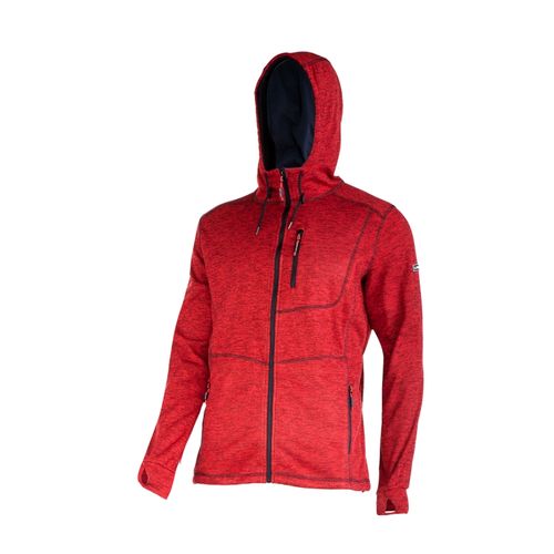 LAHTI PRO jakna s kapuljom crvena 210 g / m2, 3xl l4013406 slika 1