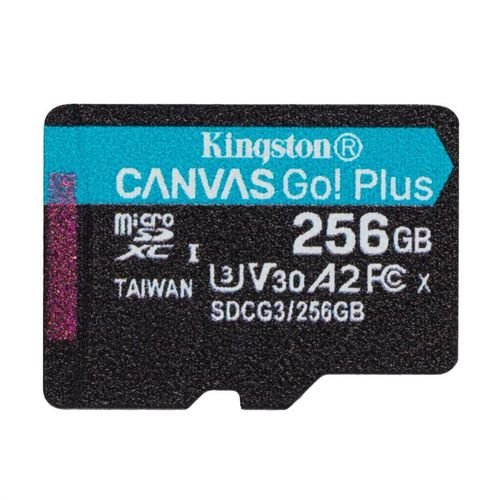 Memorijska kartica bez adapt. Kingston Canvas Go! Plus microSD 256GB slika 1