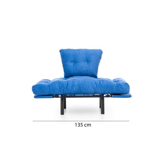 Atelier Del Sofa Fotelja, Plava, Nitta Single - Blue slika 13