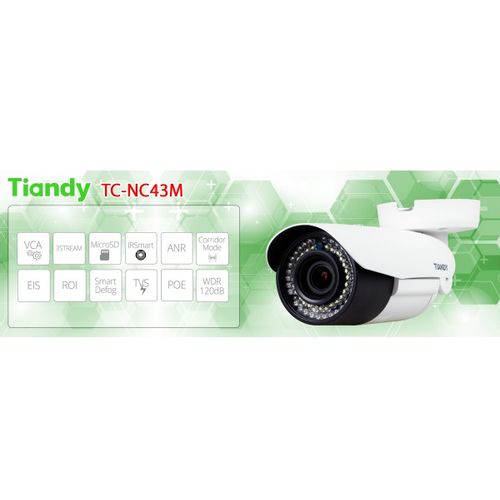 Tiandy IP bullet kamera, 4MP 2,8-12mm, WDR 120dB, IR 50m, IP67, PoE slika 2