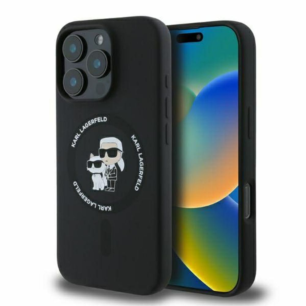 TPU Karl Lagerfeld maska za iPhone 16 Pro Max KLHMP16XSCMKCRHK slika 1