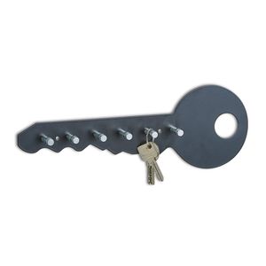 Zeller Držač za ključeve " Color ", crni,metal-alu, 13851