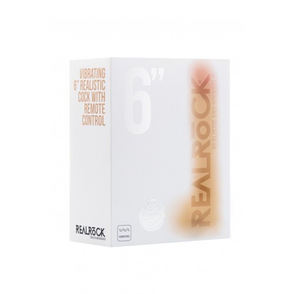 Realističan vibrator s testisima Realrock 6, 10 cm slika 3