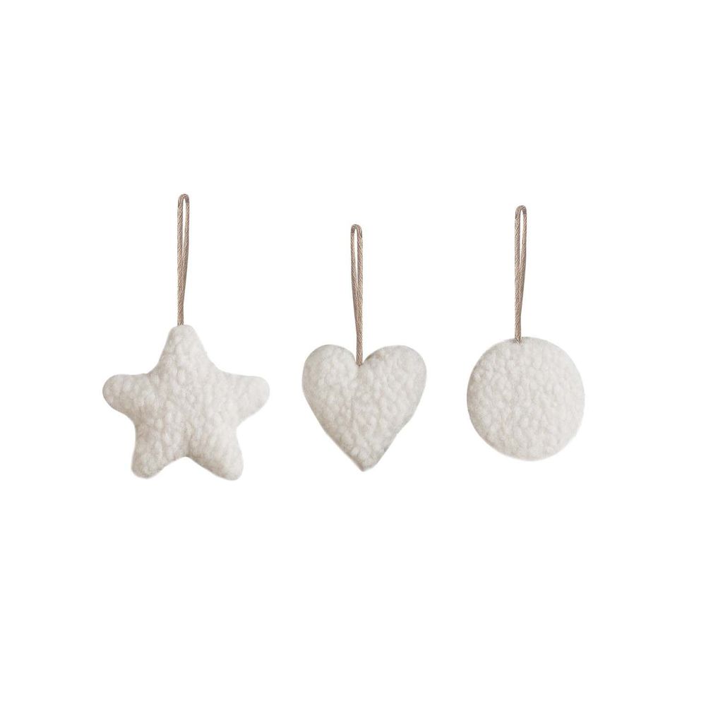 Christmas ornament 3 Lu Set, colour: white slika 8