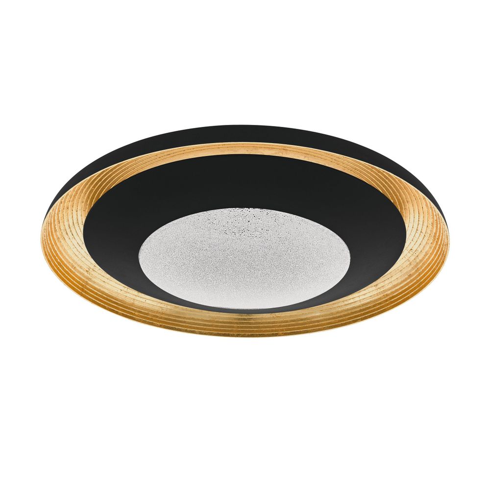 Eglo Canicosa 2 Plafonjera - LED, 24,5W, 3000lm, Promjer 495mm, Dimabilna, Crno/Zlatna slika 1