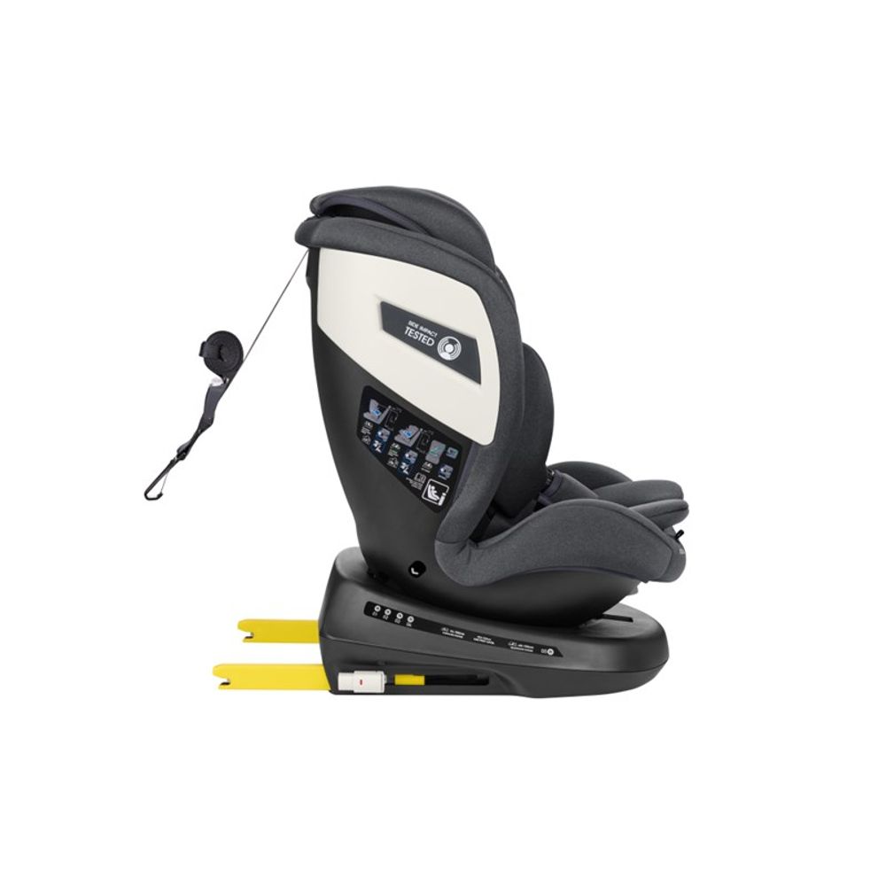 Kikka Boo Autosjedalica Shift Isofix 0-36kg, Dark Grey slika 5