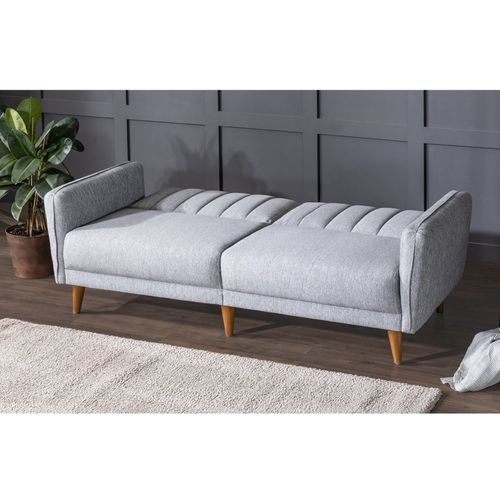 Atelier Del Sofa Aqua-Grey Grey 3-Seat Sofa-Bed slika 7